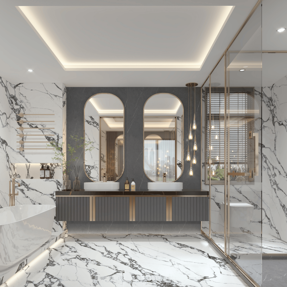 Plan meuble salle de bain - BULGARI...