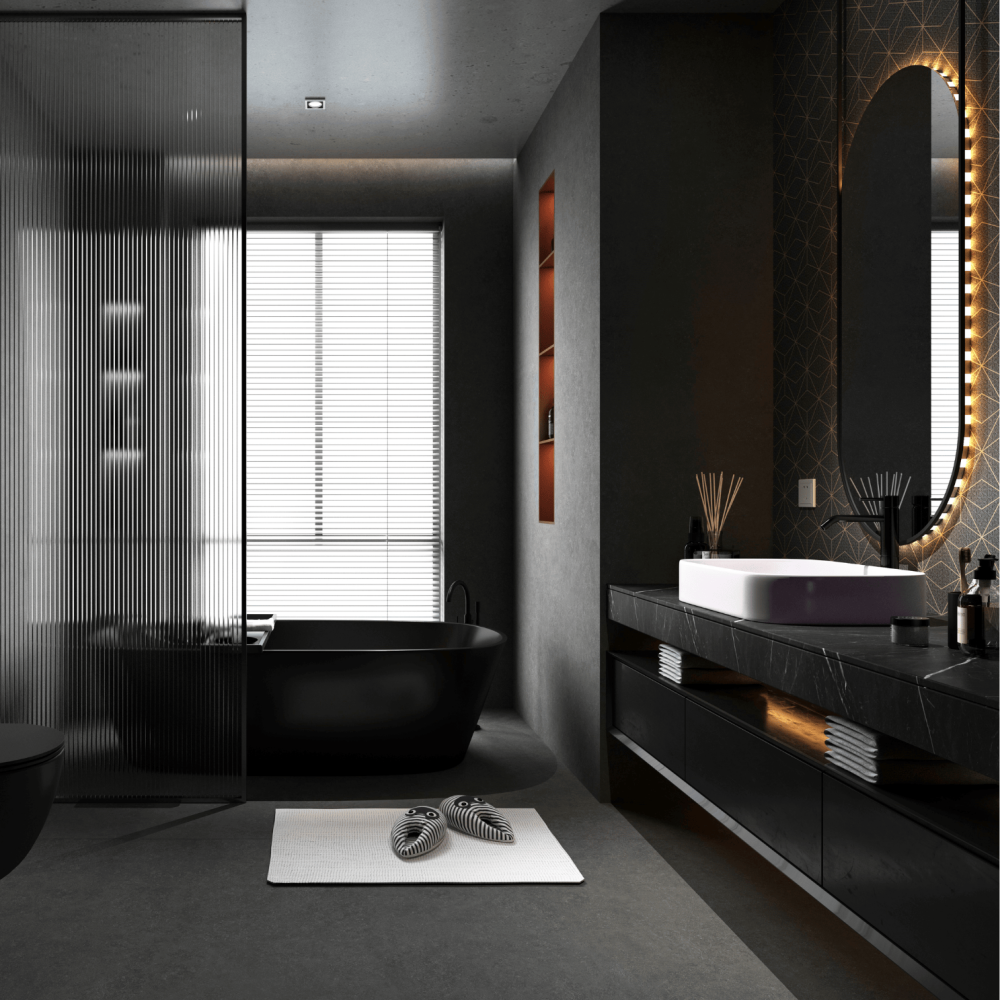 Plan meuble salle de bain - Lava...