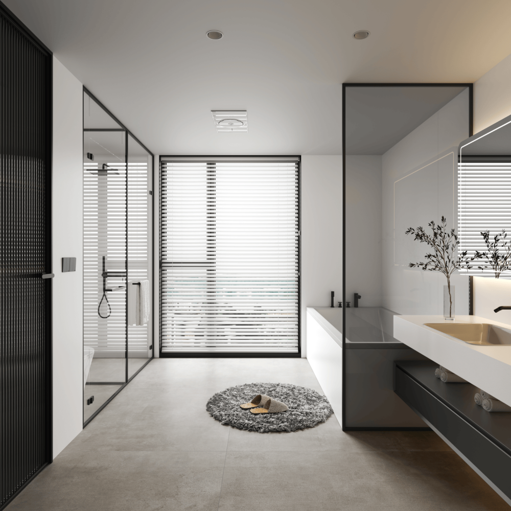 Plan meuble salle de bain - PURE WHITE