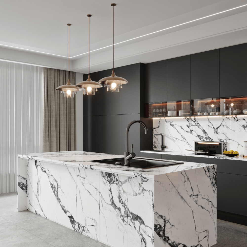 Plan de travail cuisine - BULGARI BLACK