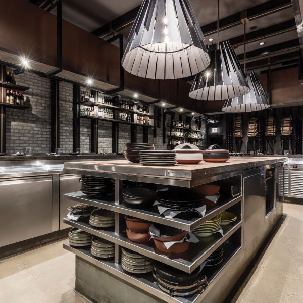 Carrelage antidérapant cuisine professionnelle